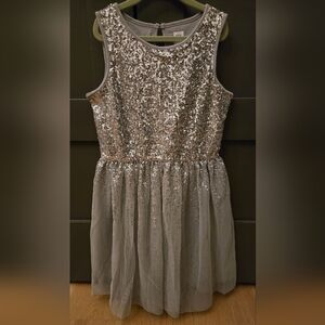 GAP Shimmering Silver Kids Dress